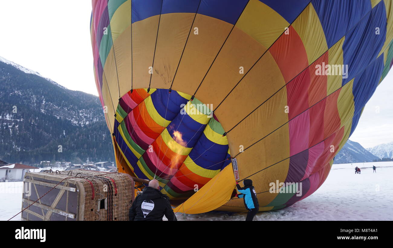 Achensee, Achenkirch, Tirol, Ballon fahren Stock Photo