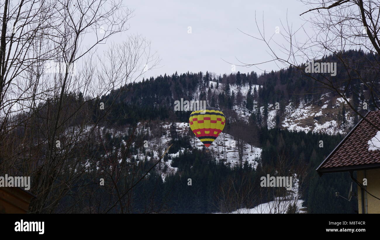 Achensee, Achenkirch, Tirol, Ballon fahren Stock Photo