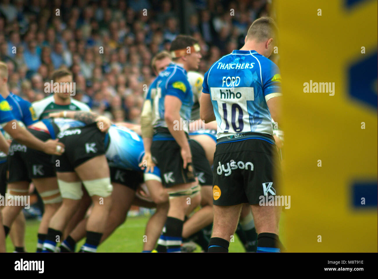 Bath Rugby clash with Leicester Tigers at the Recreation Ground, Bath