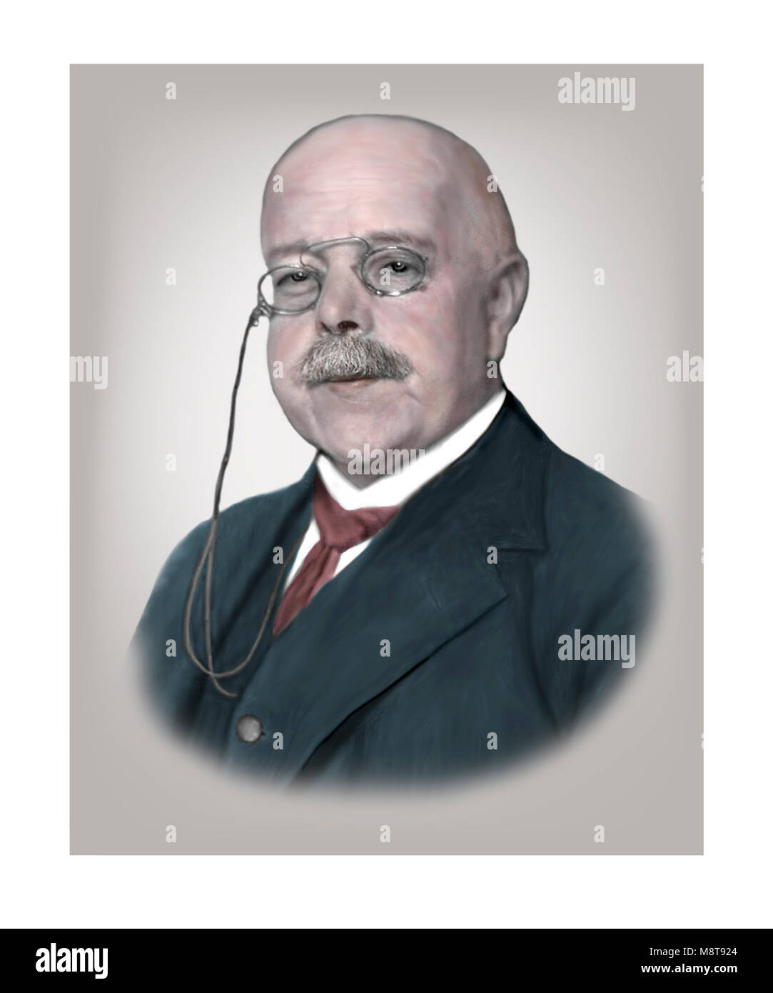 Walther Hermann Nernst 1864-1941 German Chemist Stock Photo