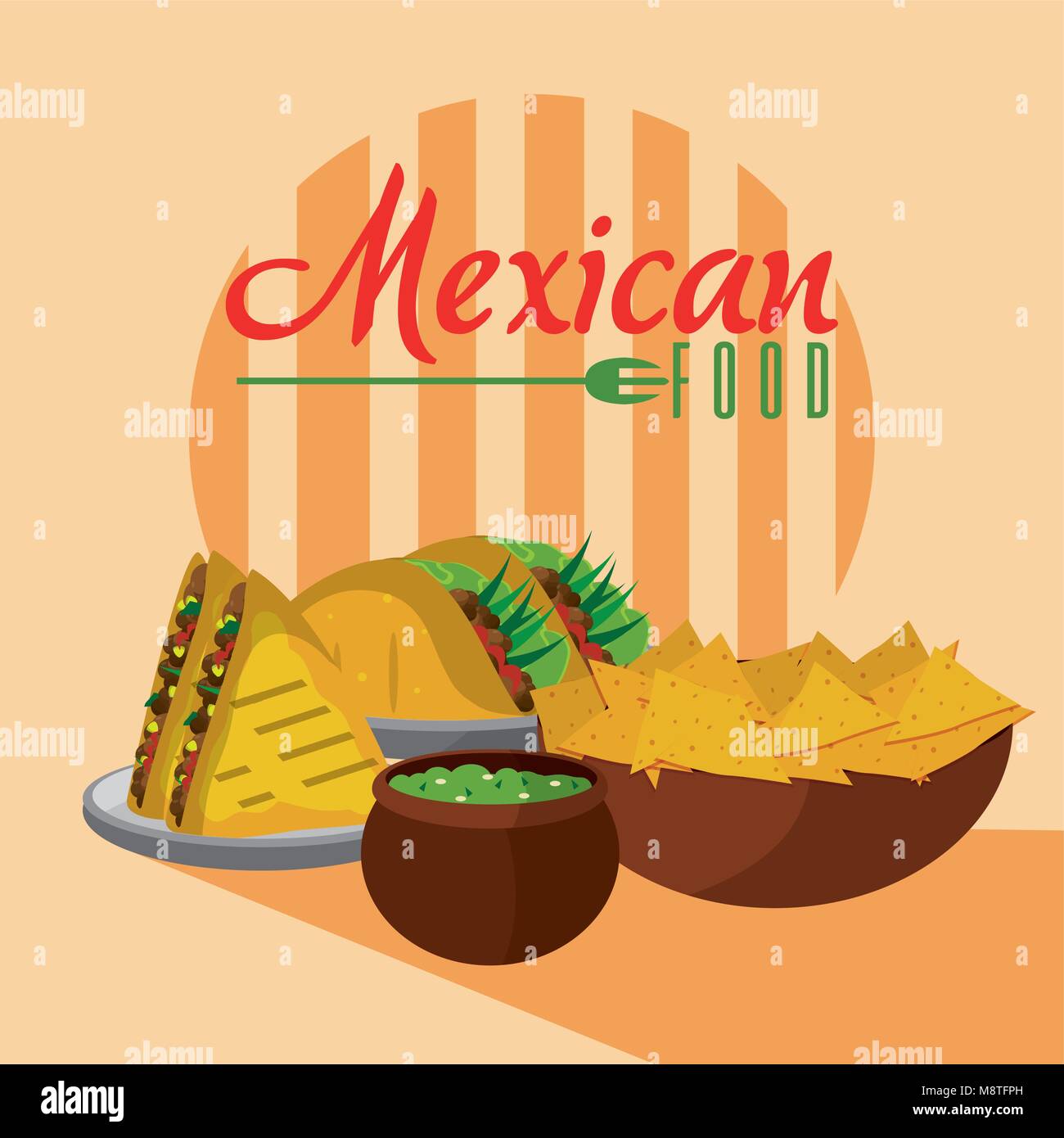 Mexican food menu card Stock Vector Image & Art - Alamy