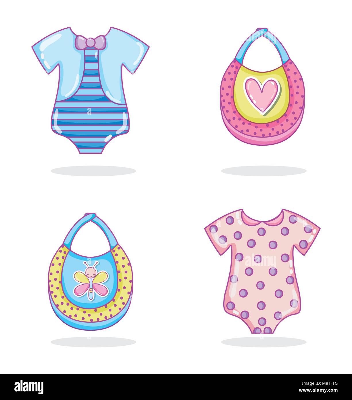 Baby clothes collection Stock Vector Image & Art - Alamy