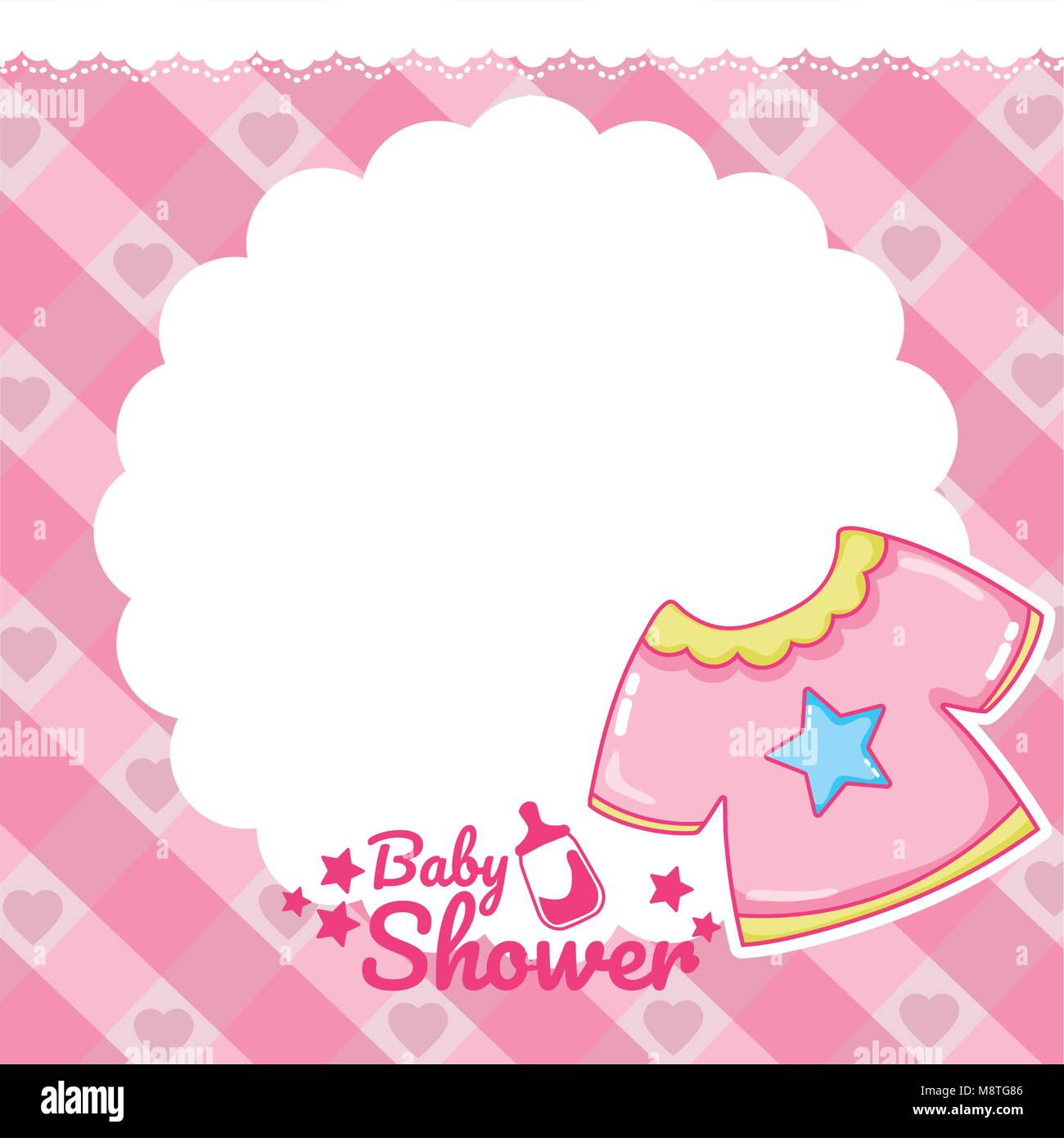 Baby shower card Stock Vector Image & Art Alamy