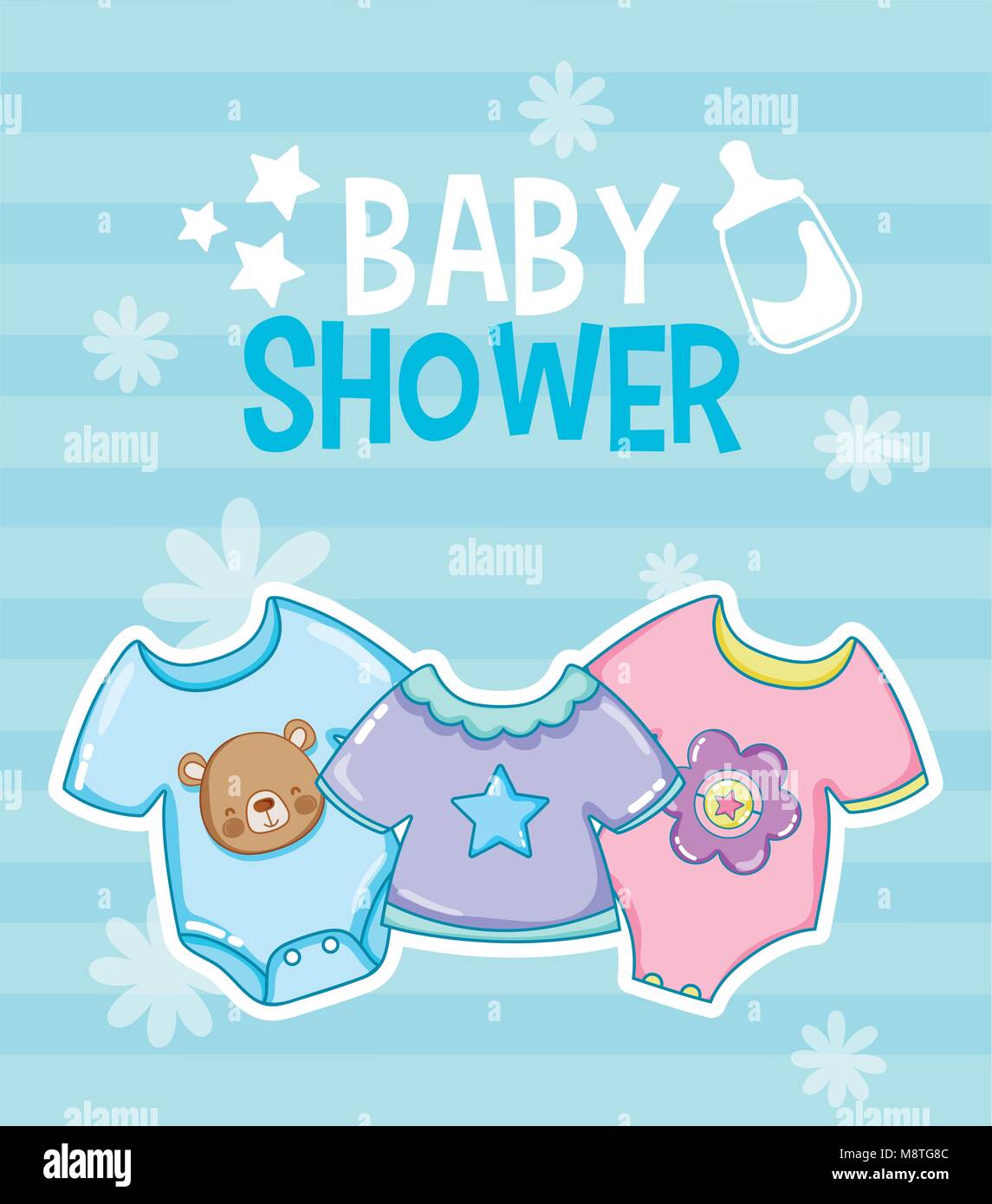 Baby shower card Stock Vector Image & Art Alamy
