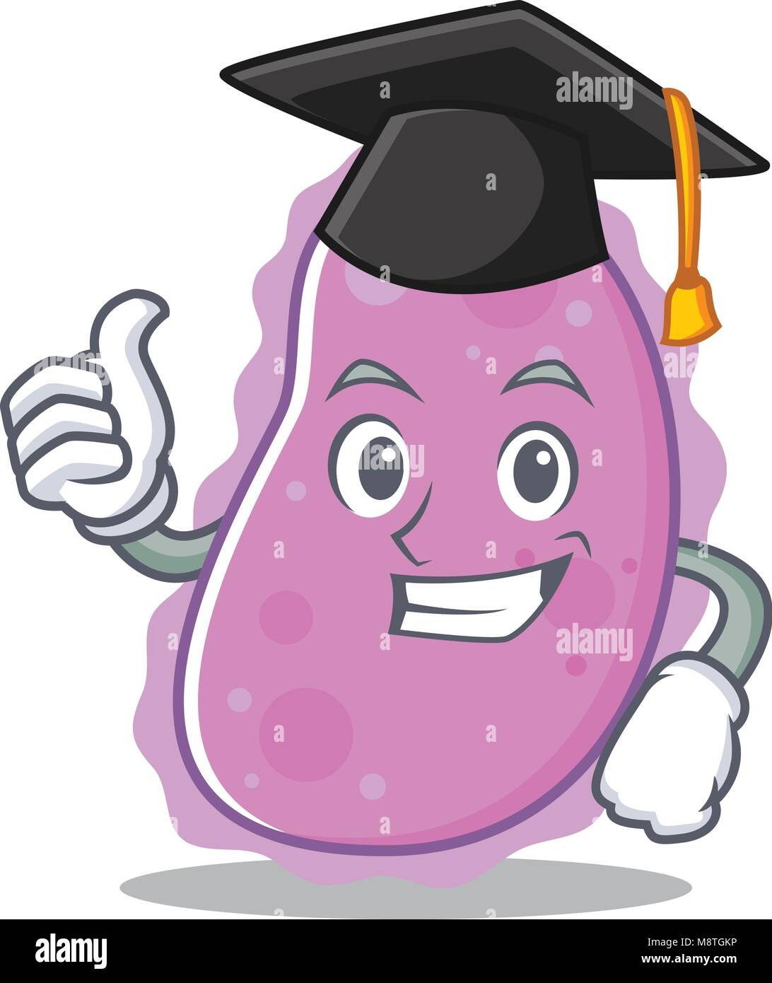 Graduation Germs Graduation bacteria character cartoon style Stock Vector Image & Art ...