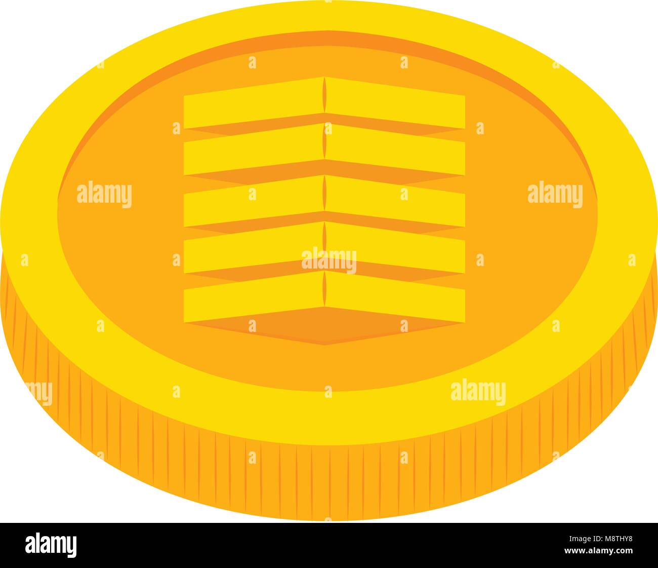 Abstract virtual coin Stock Vector Image & Art - Alamy