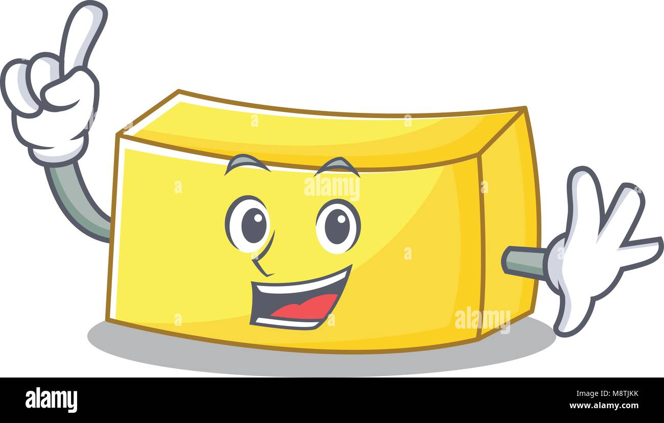 Finger butter mascot cartoon style Stock Vector Image & Art Alamy