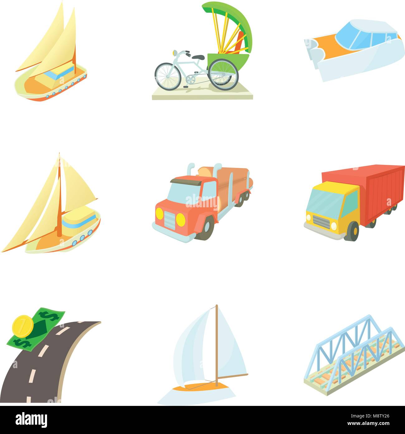 photo Means Of Transport Cartoon Images alamy