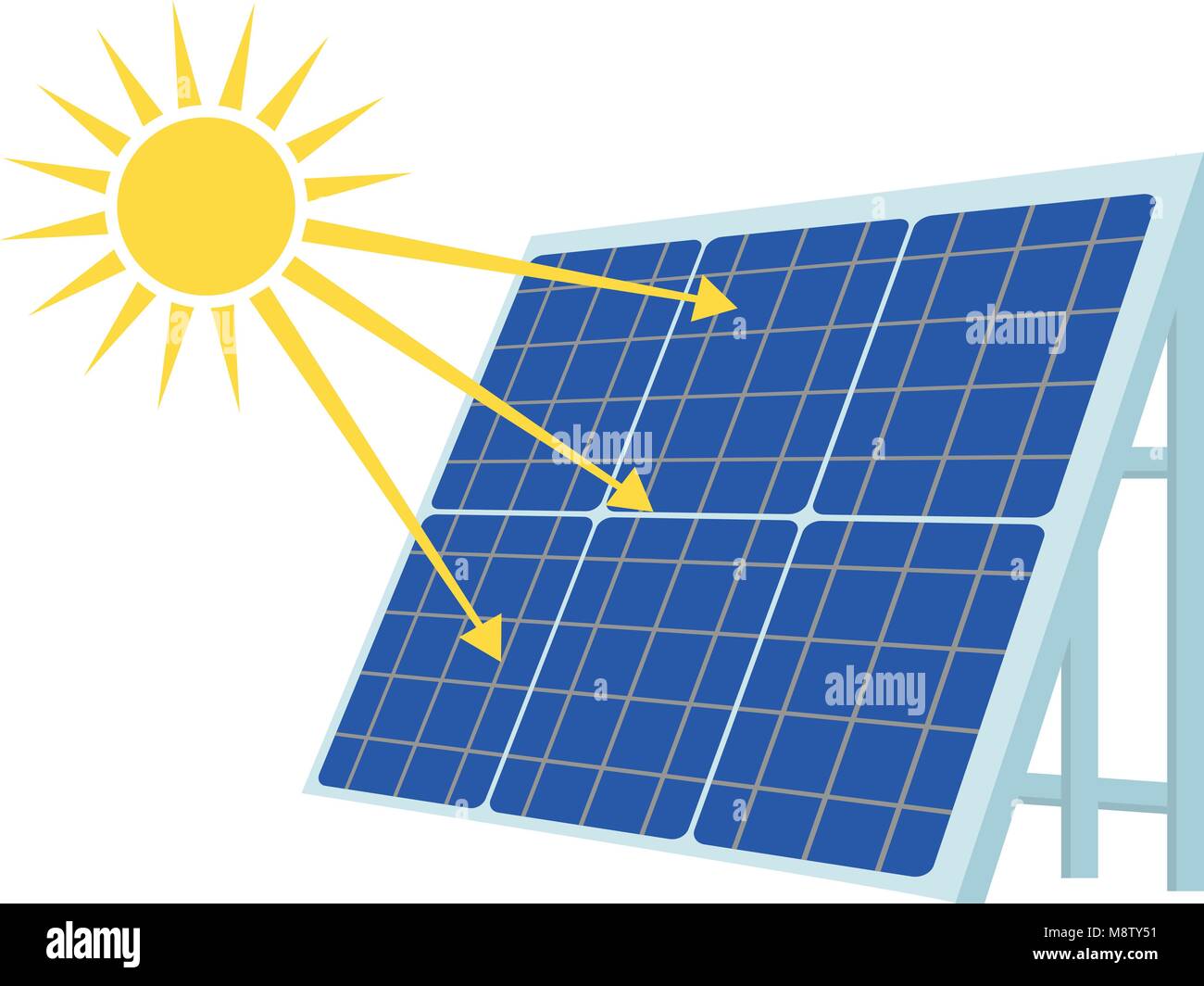 Solar powered sign Stock Vector Images - Alamy