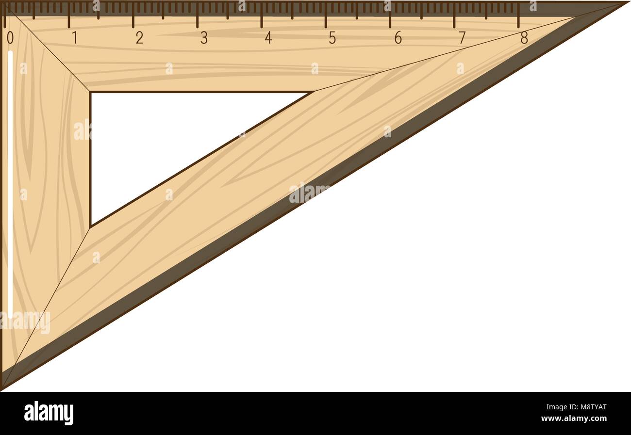 Wooden ruler icon, cartoon style Stock Vector Image & Art - Alamy