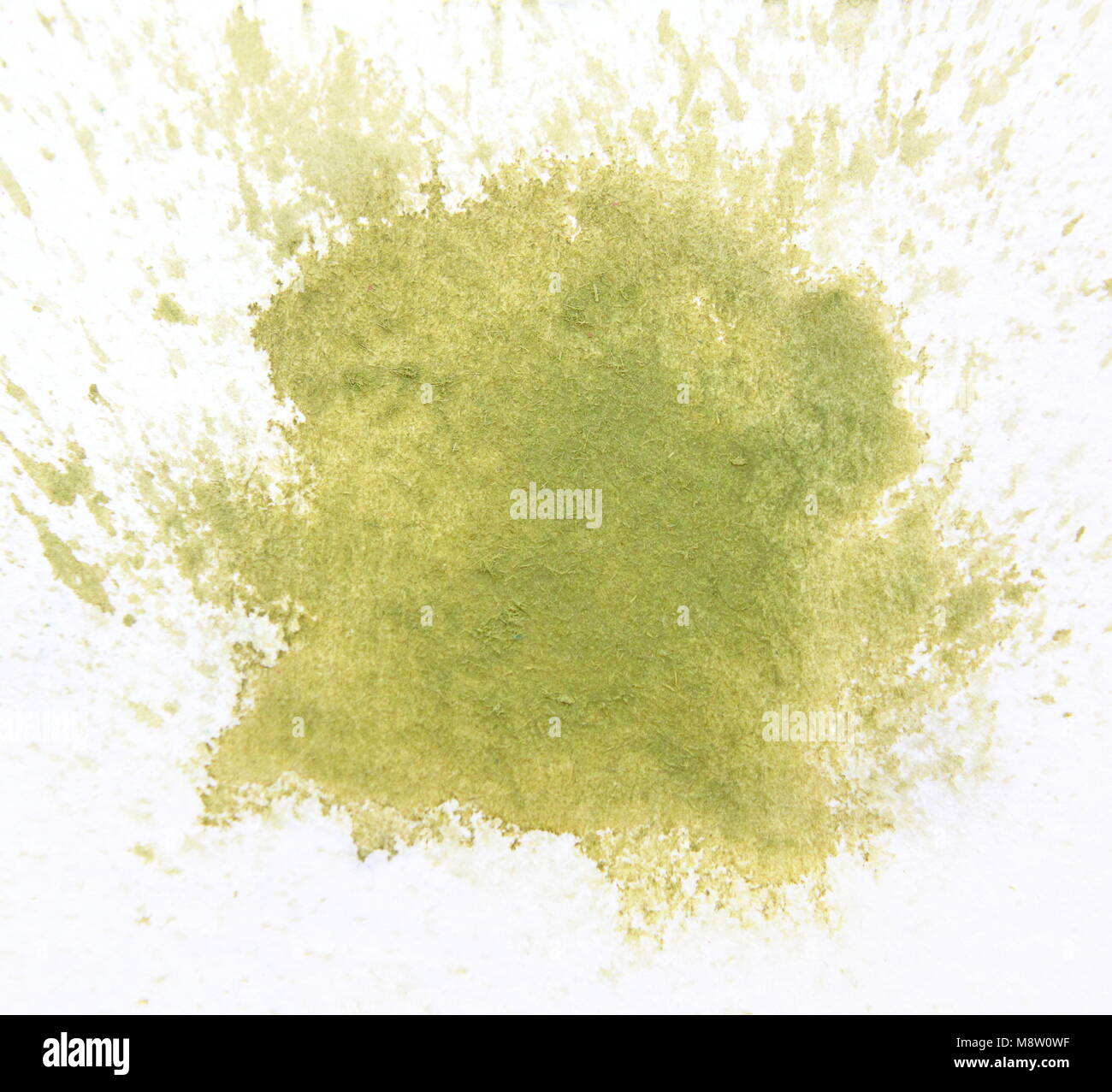 Watercolor Texture Splash Isolated On White Background Watercolor Effects Moss Green Splash Stock Photo Alamy