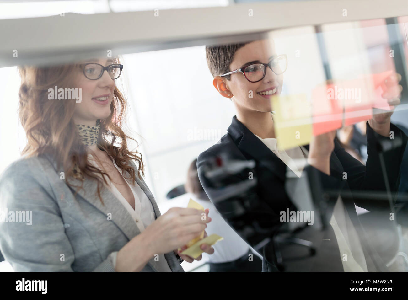 Picture of business people discussing in their company Stock Photo