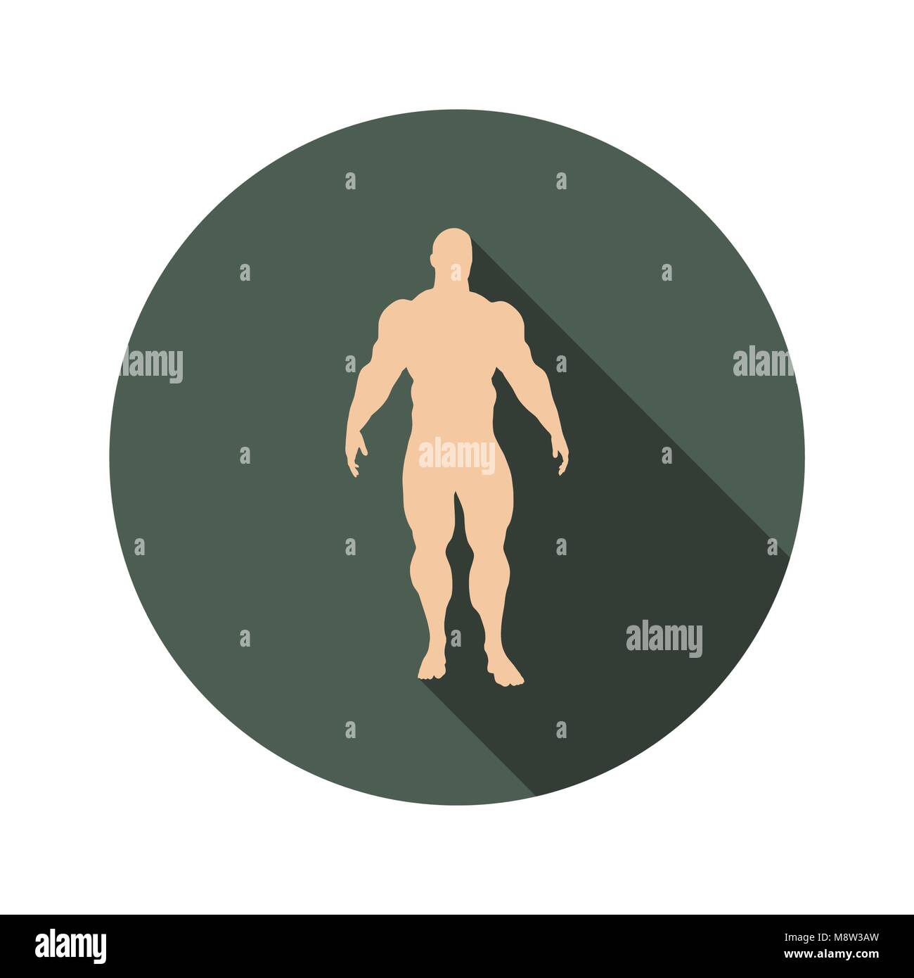 Bodybuilding button Stock Vector Images - Alamy