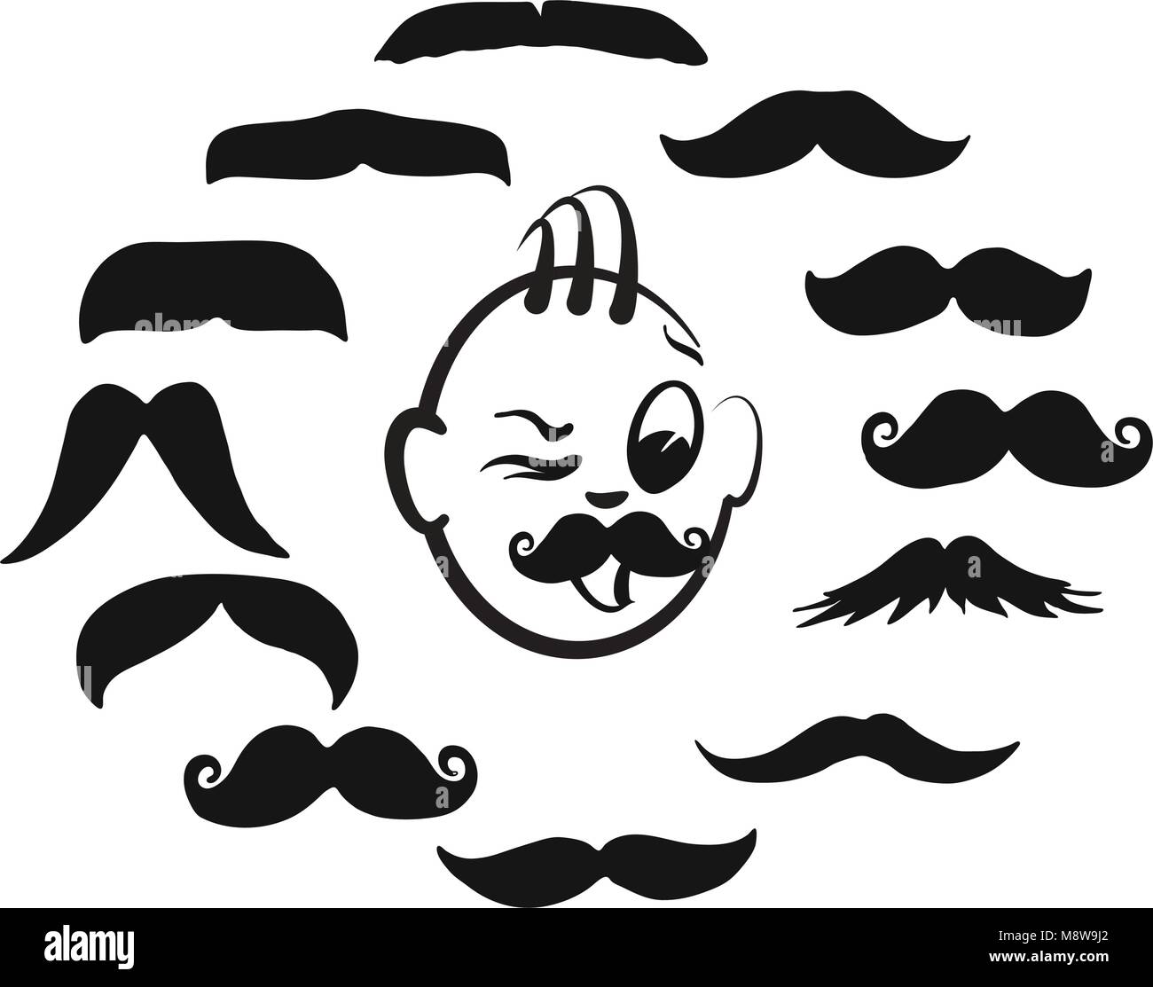 Emotional business icon for digital marketing and print. Stickman series. Stock Vector