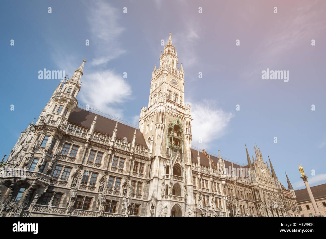 RathausGlockenspiel in Marienplatz, Munich, Germany Stock Photo Alamy