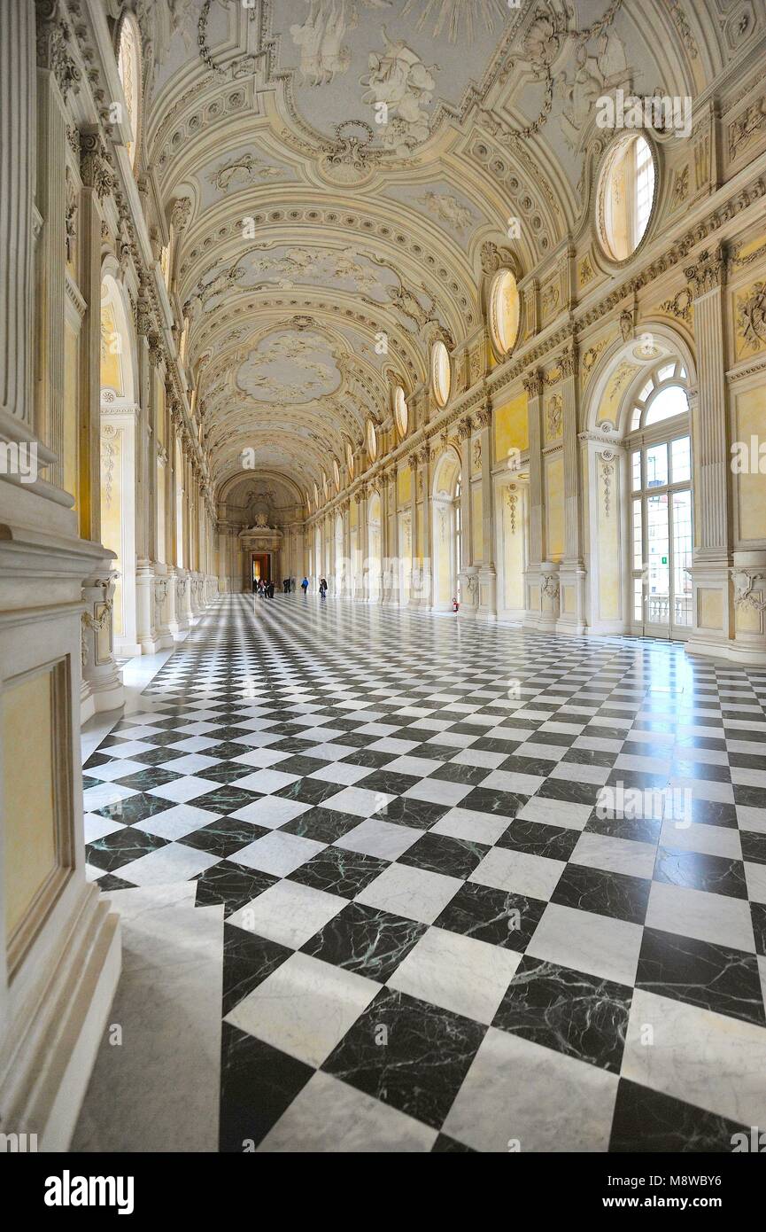 The Great Gallery in the Reggia Di Venaria Reale Declared World