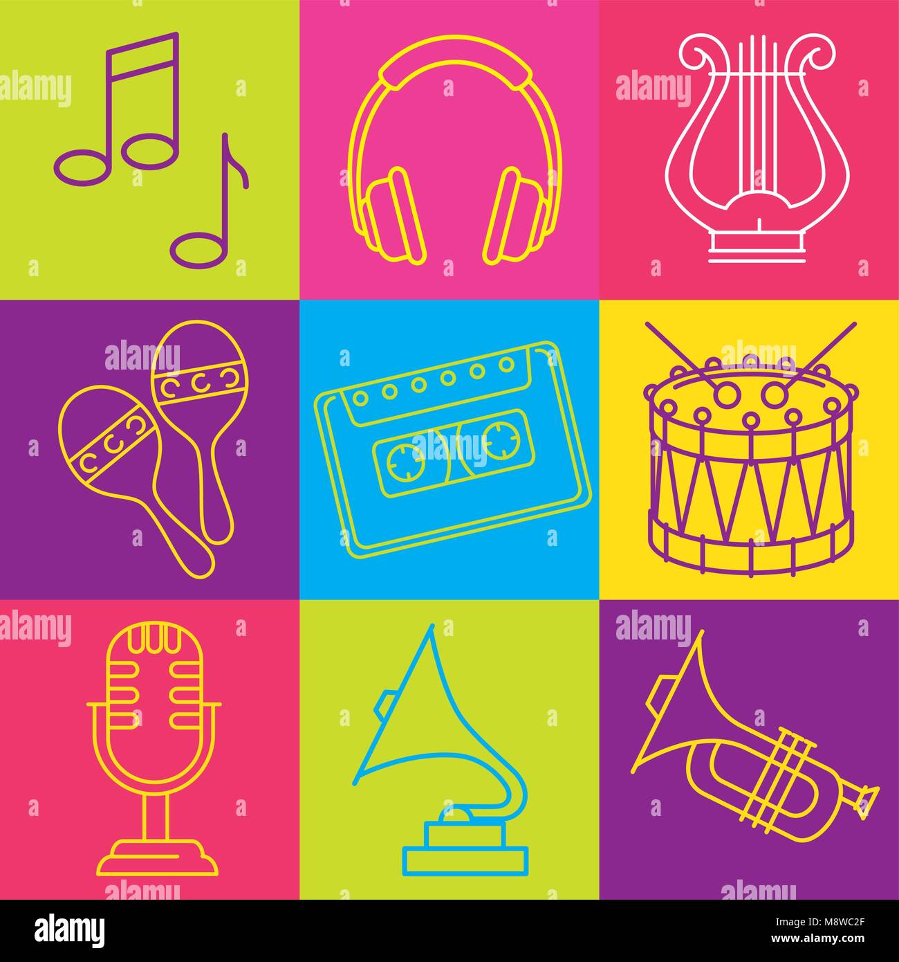 Earset Stock Vector Images - Alamy