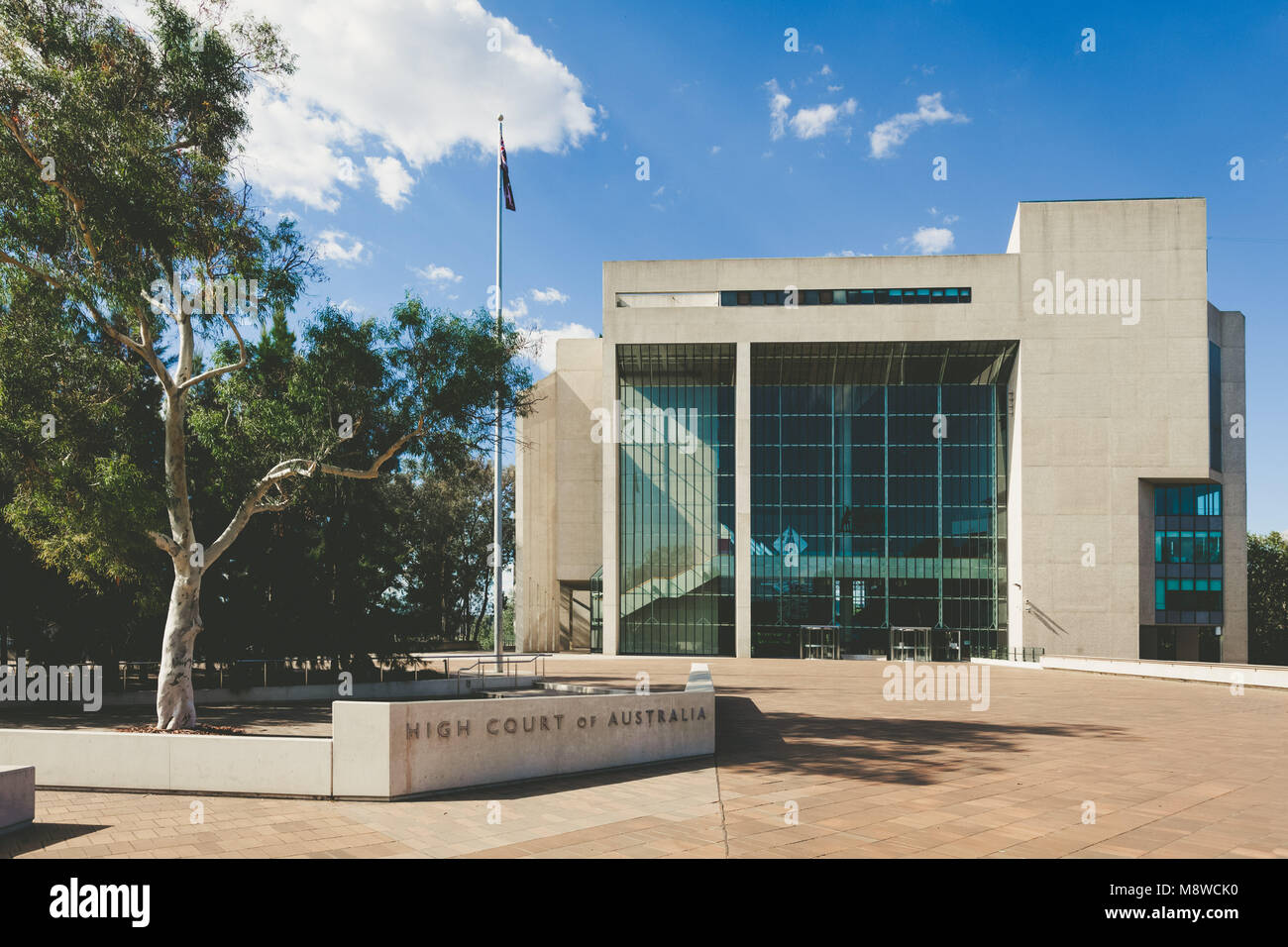 Canberra, Australia - March 12, 2018:  High Court of Australia building Stock Photo