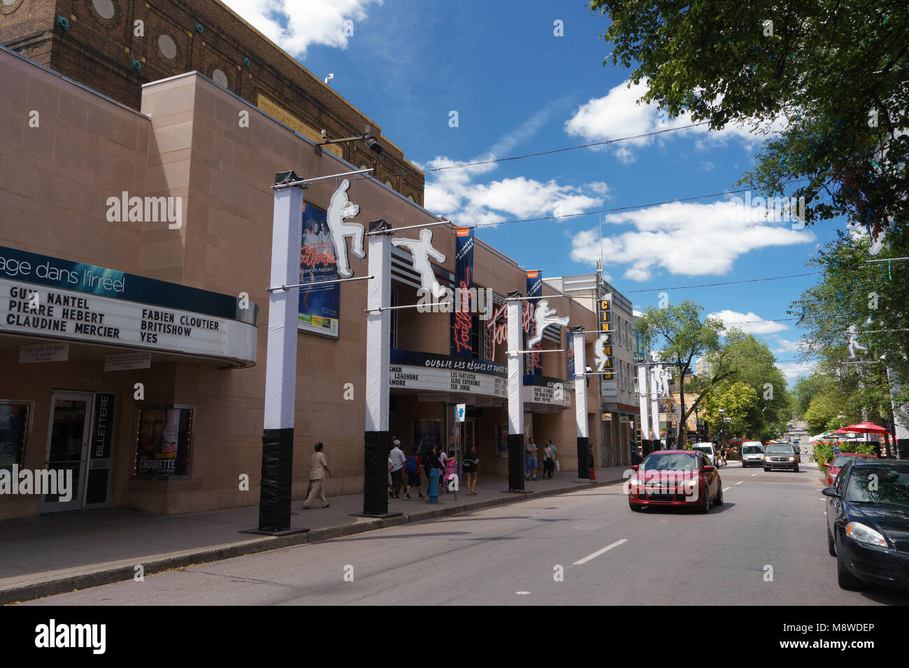 St Denis Theater on St Denis street, Montreal, province of Quebec