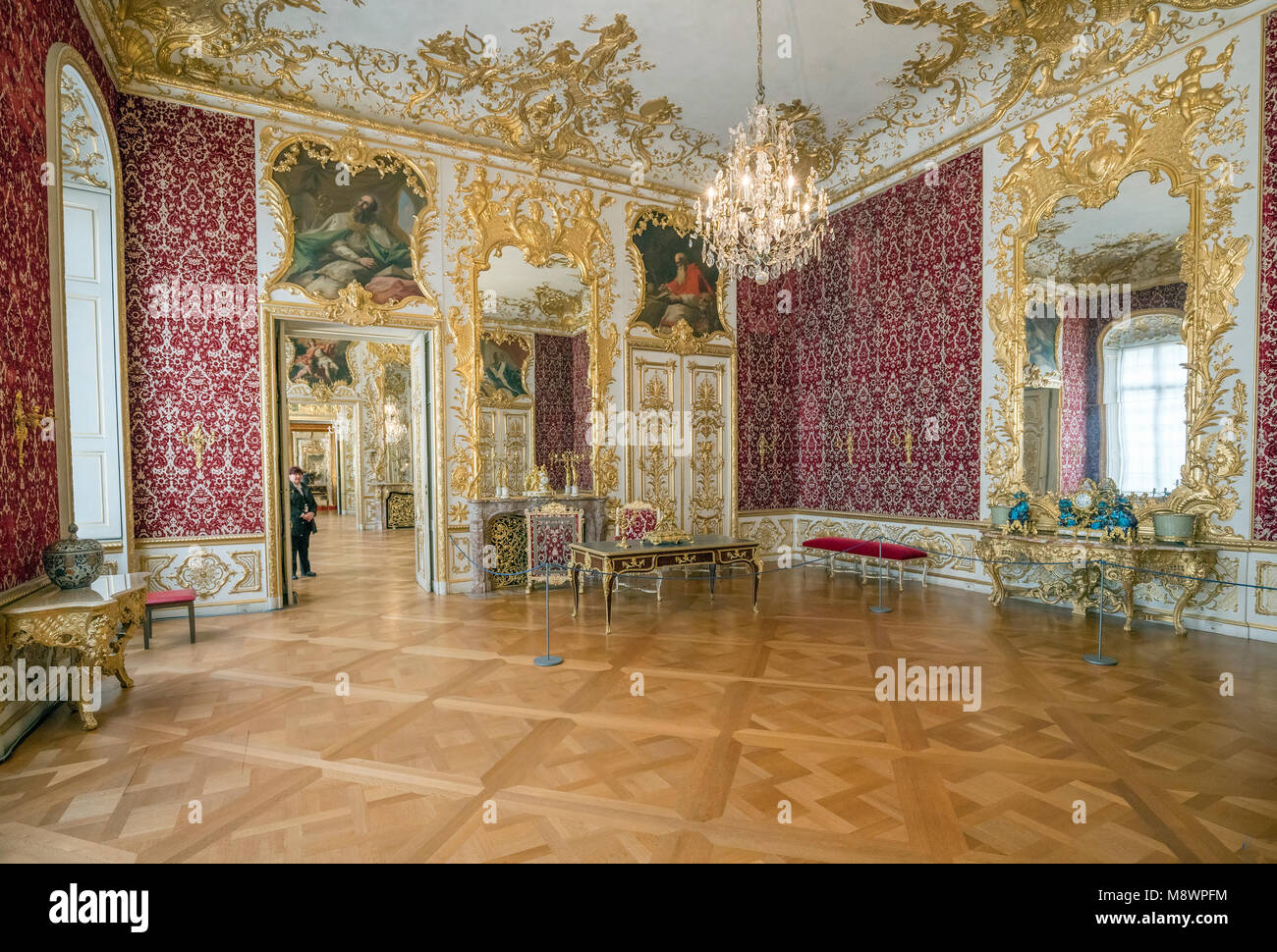 The Munich Residence served as the seat of government and residence of the Bavarian dukes, electors and kings from 1508 to 1918 Stock Photo