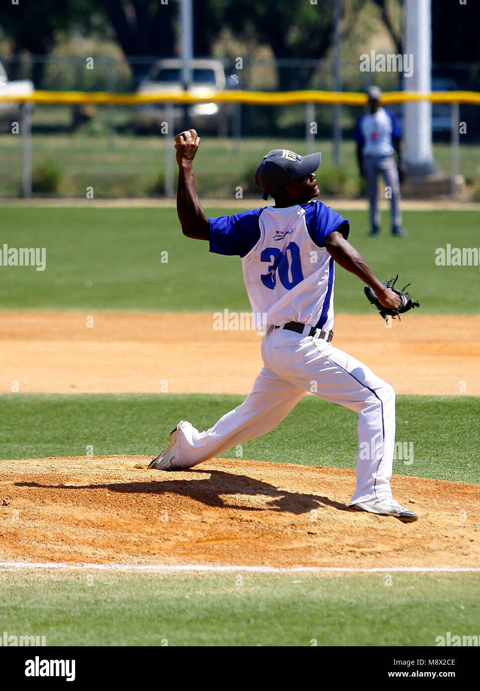 San Joaquin, Carabobo, Venezuela. 20th Mar, 2018. March 20, 2018. Empresas Polar continues to do the Revival Baseball in Innier Cities (RBI) program for 9 years. They have in their record more than 40 athletes located in national and international professional baseball organizations. In this ninth edition 120 young players will dispute 15 places for the certification as anoters level IiI with the endorsement of the Venezuelan League of Professional Baseball (LVBP) in the Parallel League and Venezuelan League of Prospects, as well as 15 places for the Certification as Umpire in alliance with Stock Photo