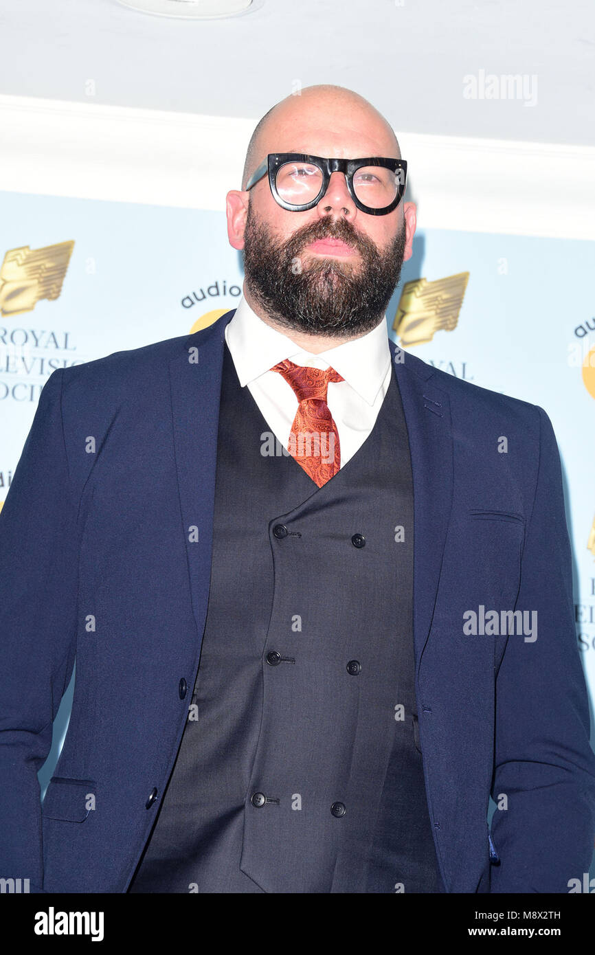 London, UK. 20th March, 2018. Tom Davis  attending The RTS Programme Awards  2018 at  the Gosvenor  House Hotel London Tuesday 20th March 2018 Credit: Peter Phillips/Alamy Live News Stock Photo