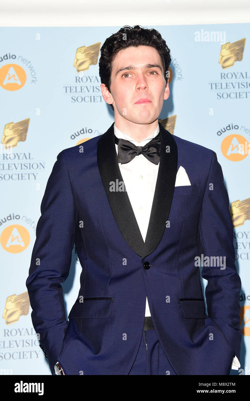London, UK. 20th March, 2018. Jack Rowan attending The RTS Programme Awards  2018 at  the Gosvenor  House Hotel London Tuesday 20th March 2018 Credit: Peter Phillips/Alamy Live News Stock Photo