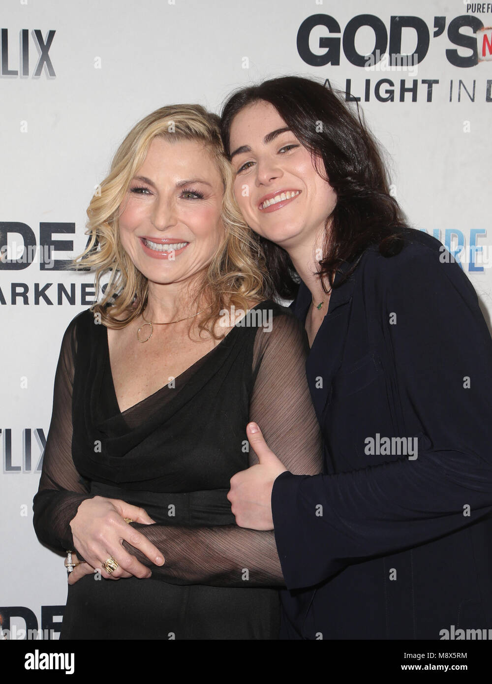Hollywood, Ca. 20th Mar, 2018. Tatum O'Neal and Emily McEnroe, at the