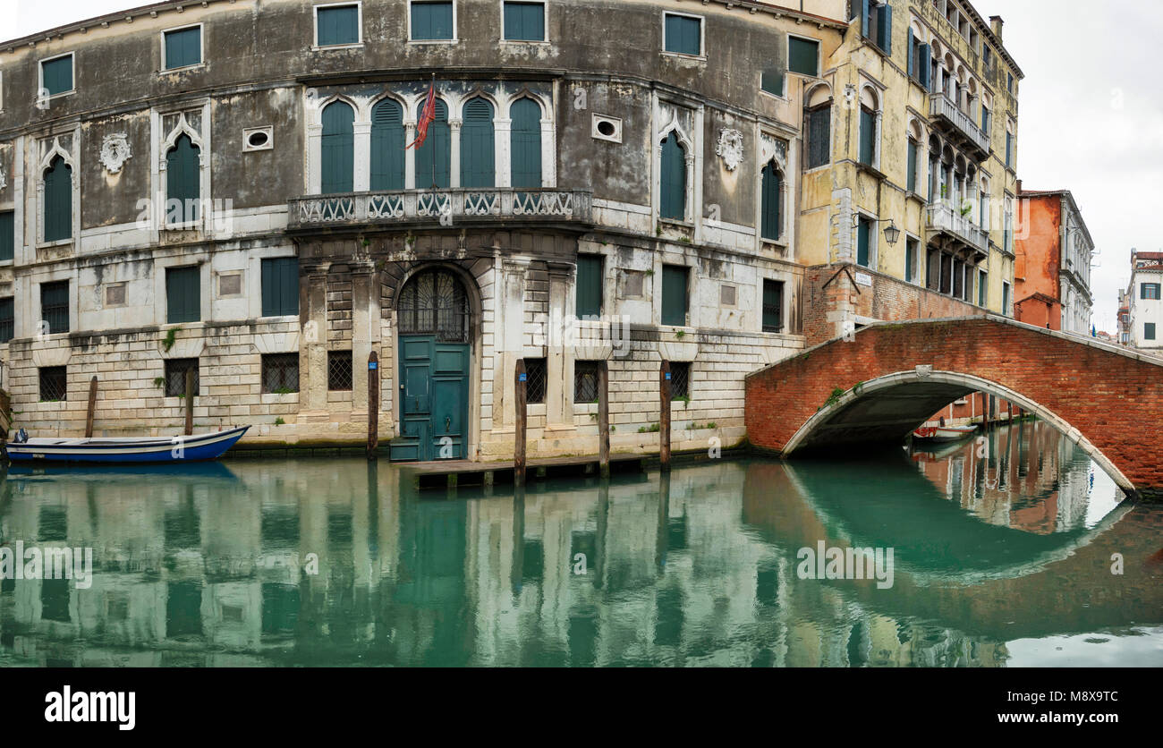 An old building in Venice, Italy. Stock Photo