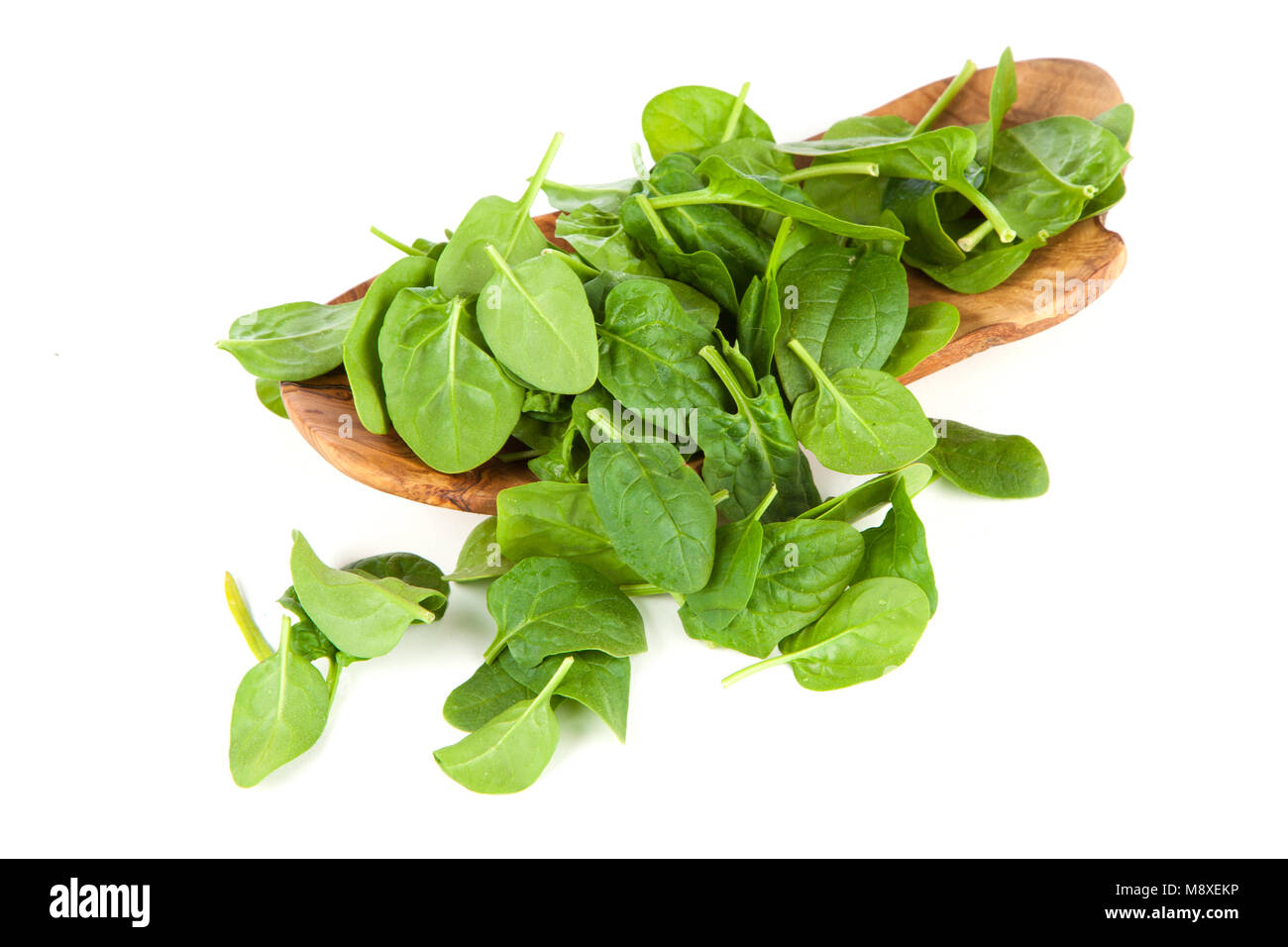 Baby spinach leaves Stock Photo - Alamy