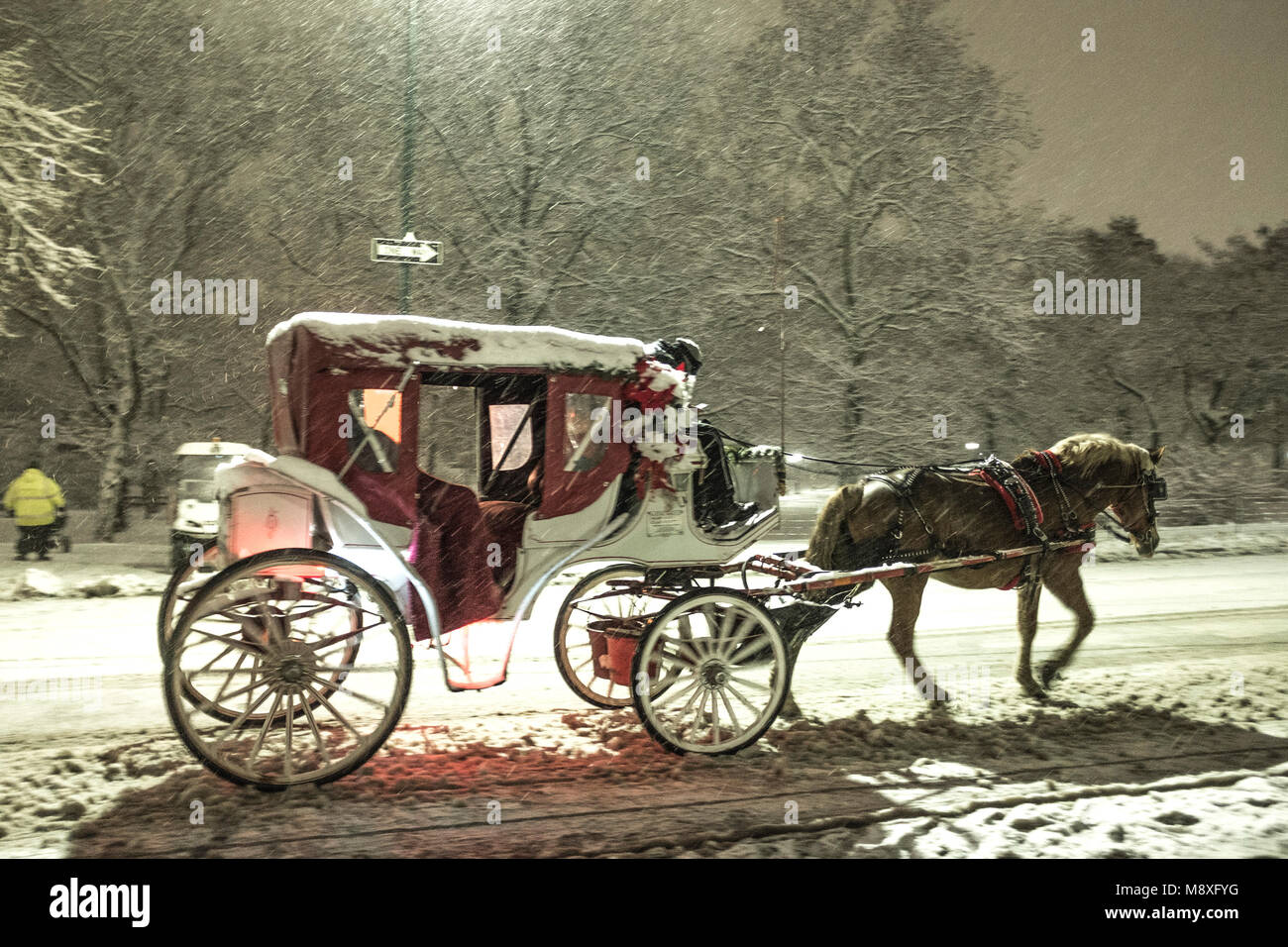 Carriage in the storm Stock Photo - Alamy