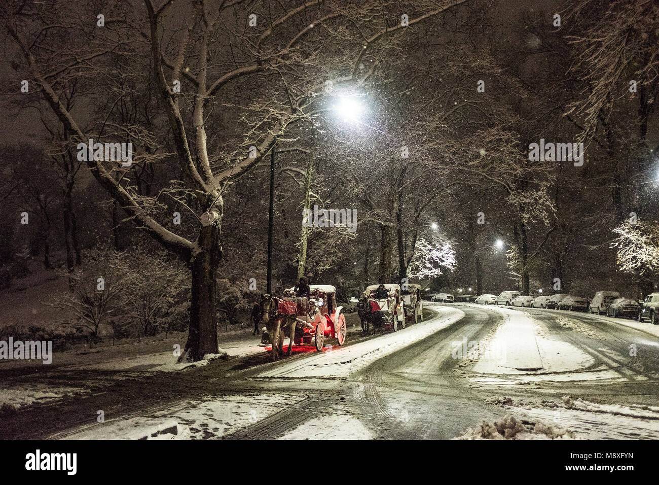 Carriage in the storm Stock Photo - Alamy