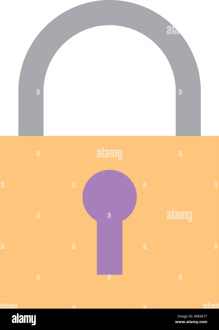 security padlock close protection icon Stock Vector Image & Art - Alamy