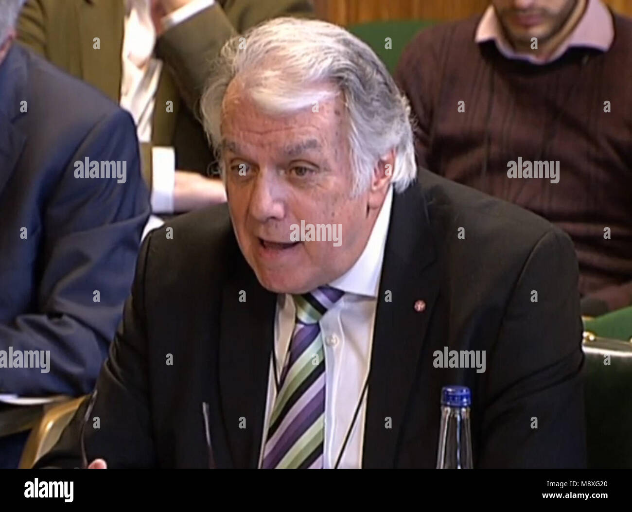 Broadcaster Stuart Linnell gives evidence to an inquiry by the House of Commons Culture Committee into the use of personal service companies (PSCs) to handle BBC pay. Stock Photo