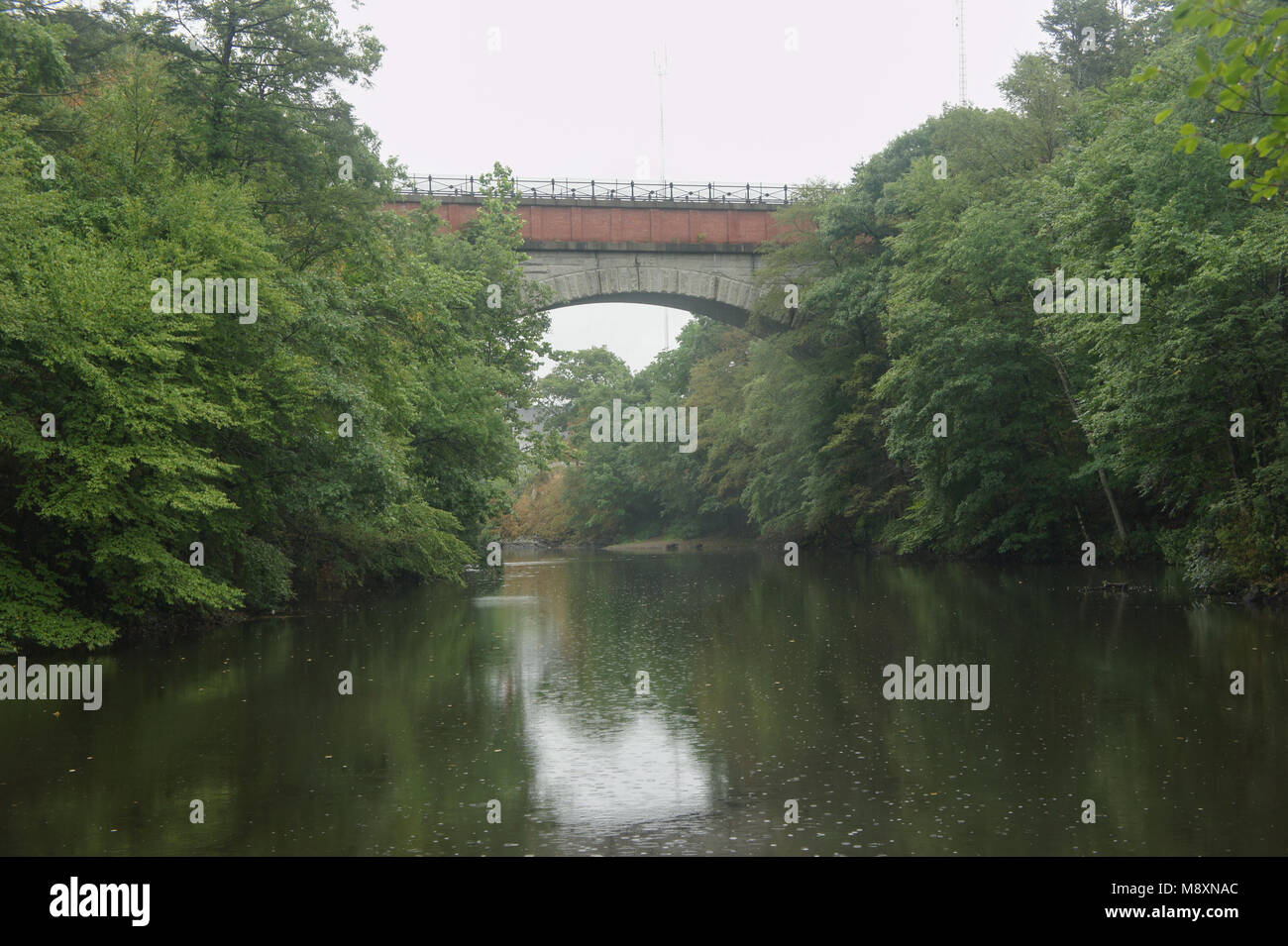 Hemlock Newton Lower Falls in Massachusetts. Seen here is Echo