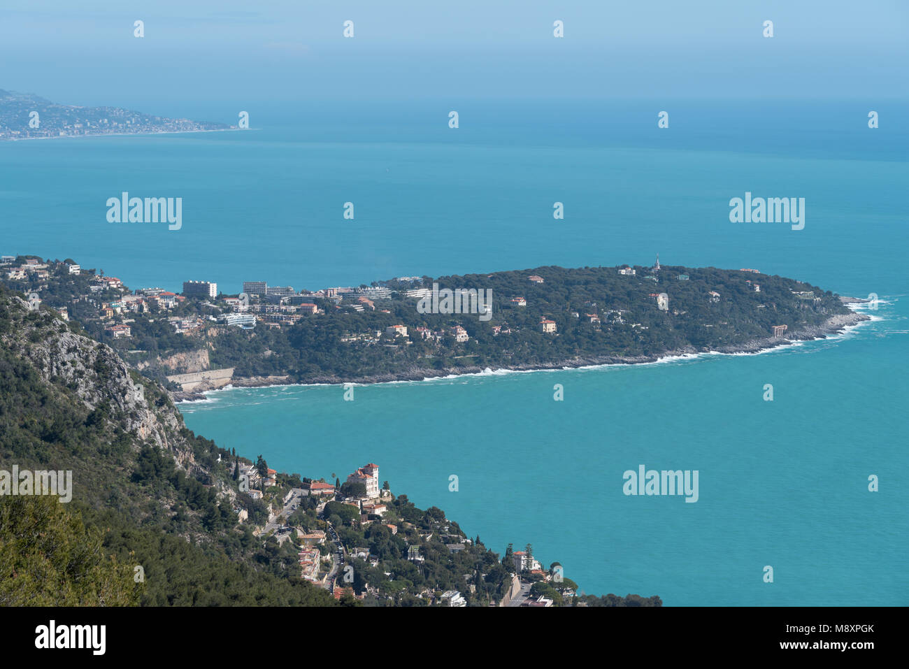 France, Alpes Maritimes, Roquebrune Cap Martin, Cape Martin Stock Photo