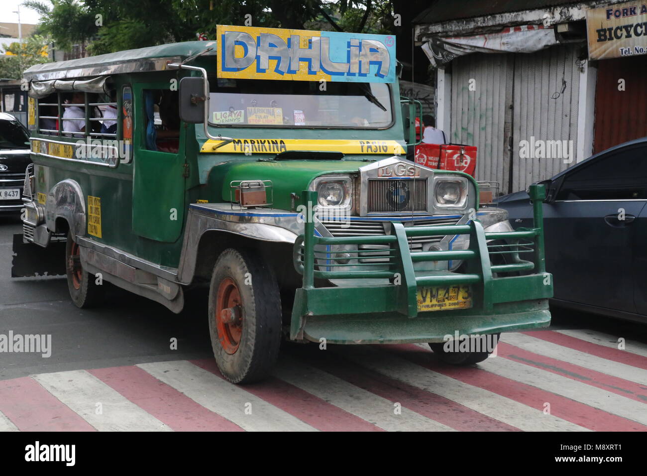 Jeepneys in Manila Stock Photo Alamy