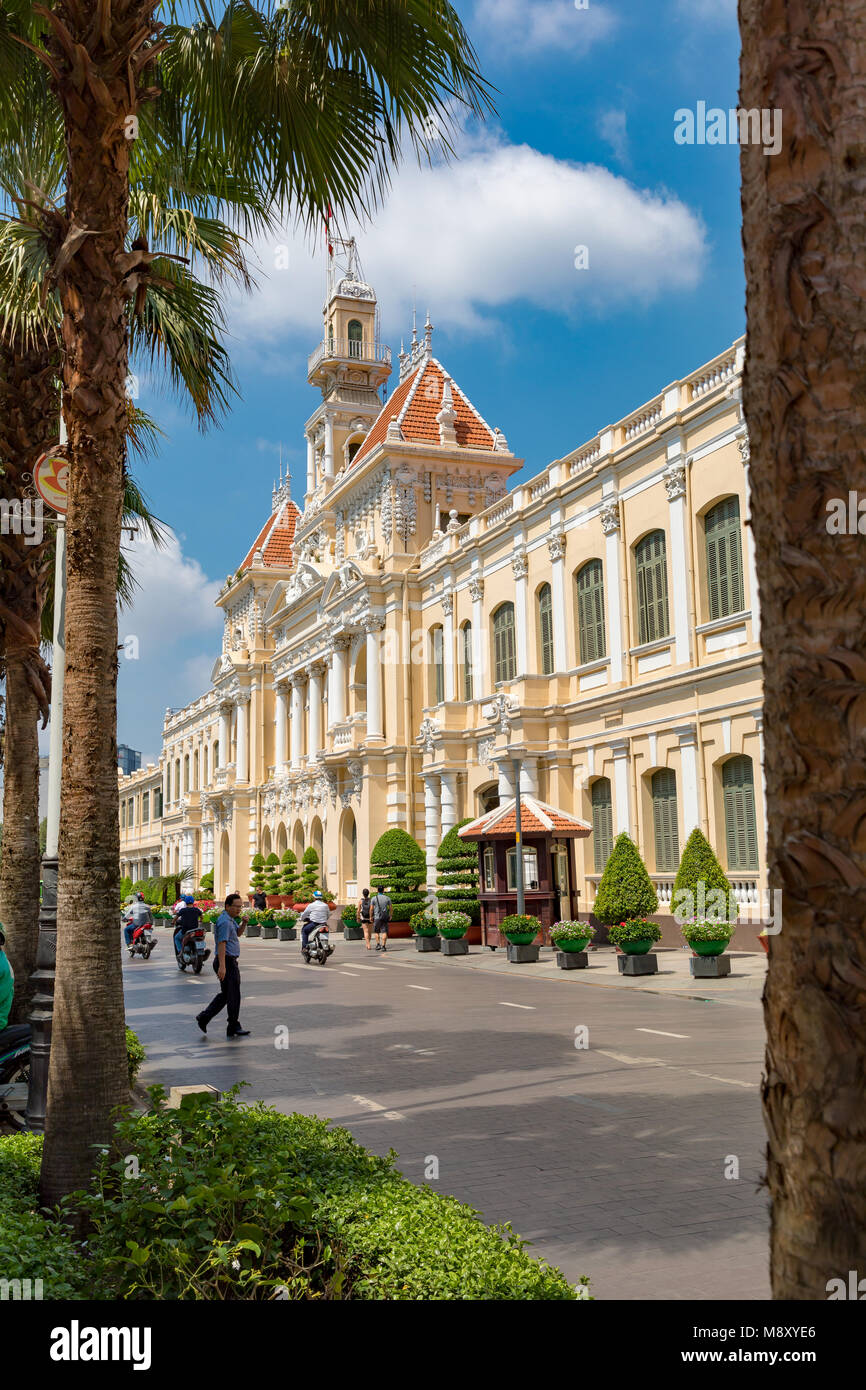 Saigon Overview Ho Chi Minh City Vietnam March 20, 2018 The old, French colonial ...