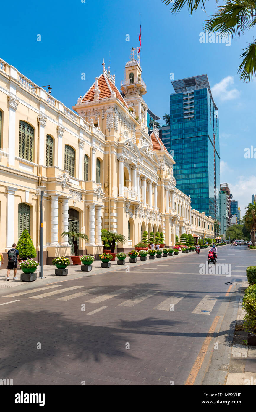 Saigon Overview Ho Chi Minh City Vietnam March 20, 2018 The old, French colonial ...