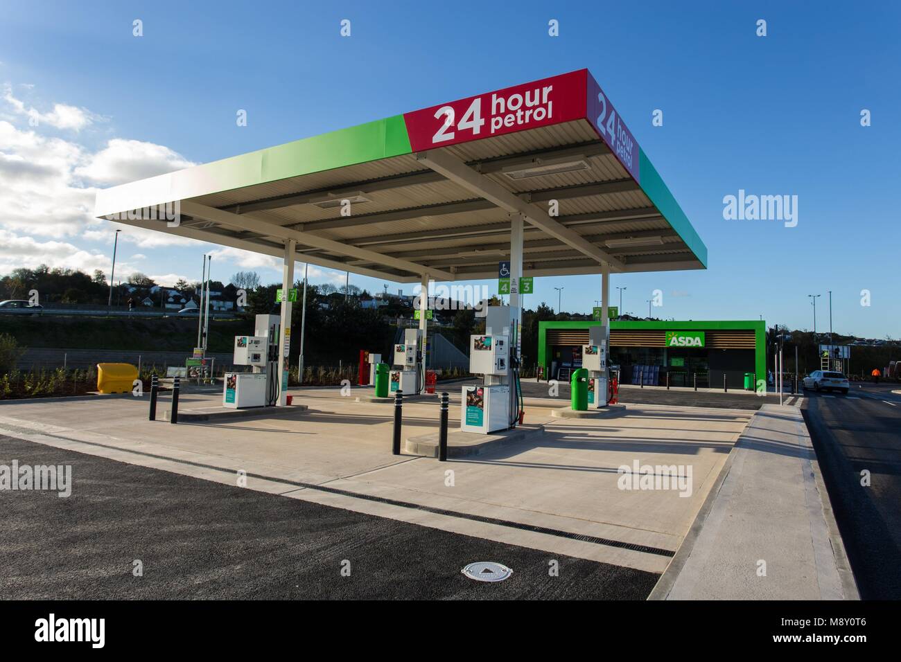 Asda petrol station Stock Photo Alamy