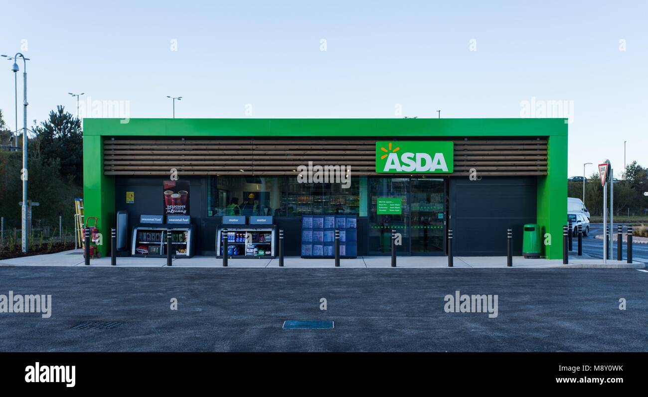 Asda petrol station Stock Photo