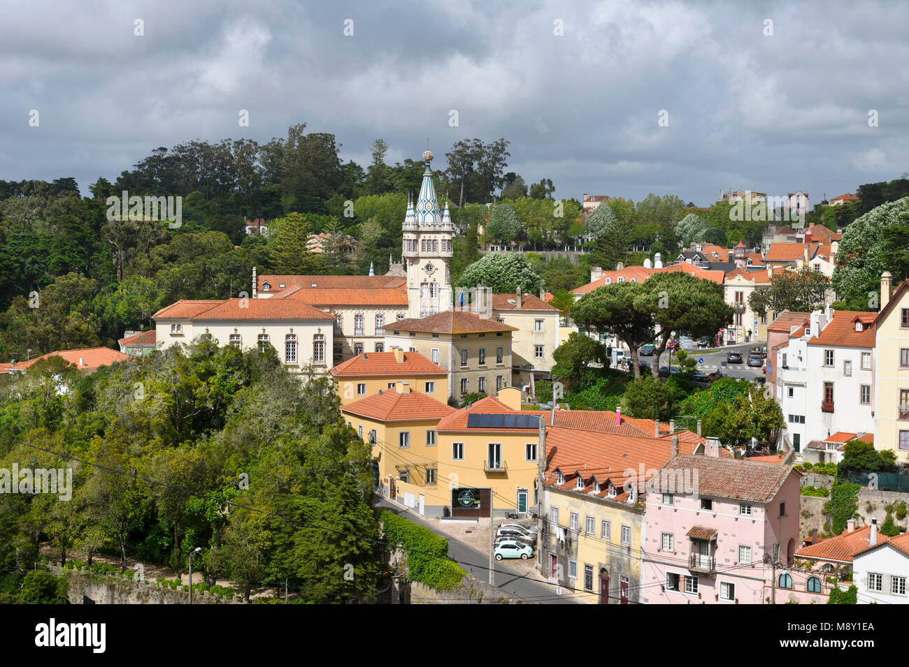 The town of Sintra, Portugal Stock Photo