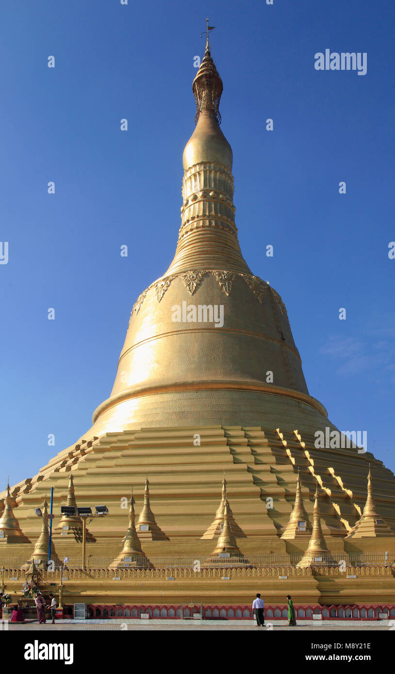 Myanmar, Burma, Bago, Shwemawdaw Pagoda, Stock Photo