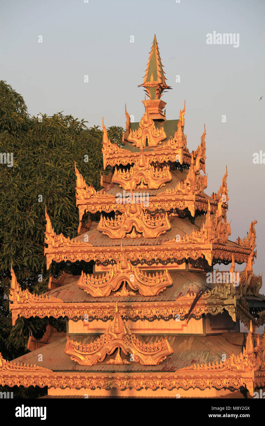 Myanmar, Mon State, Mawlamyine, U Zina Pagoda, Stock Photo