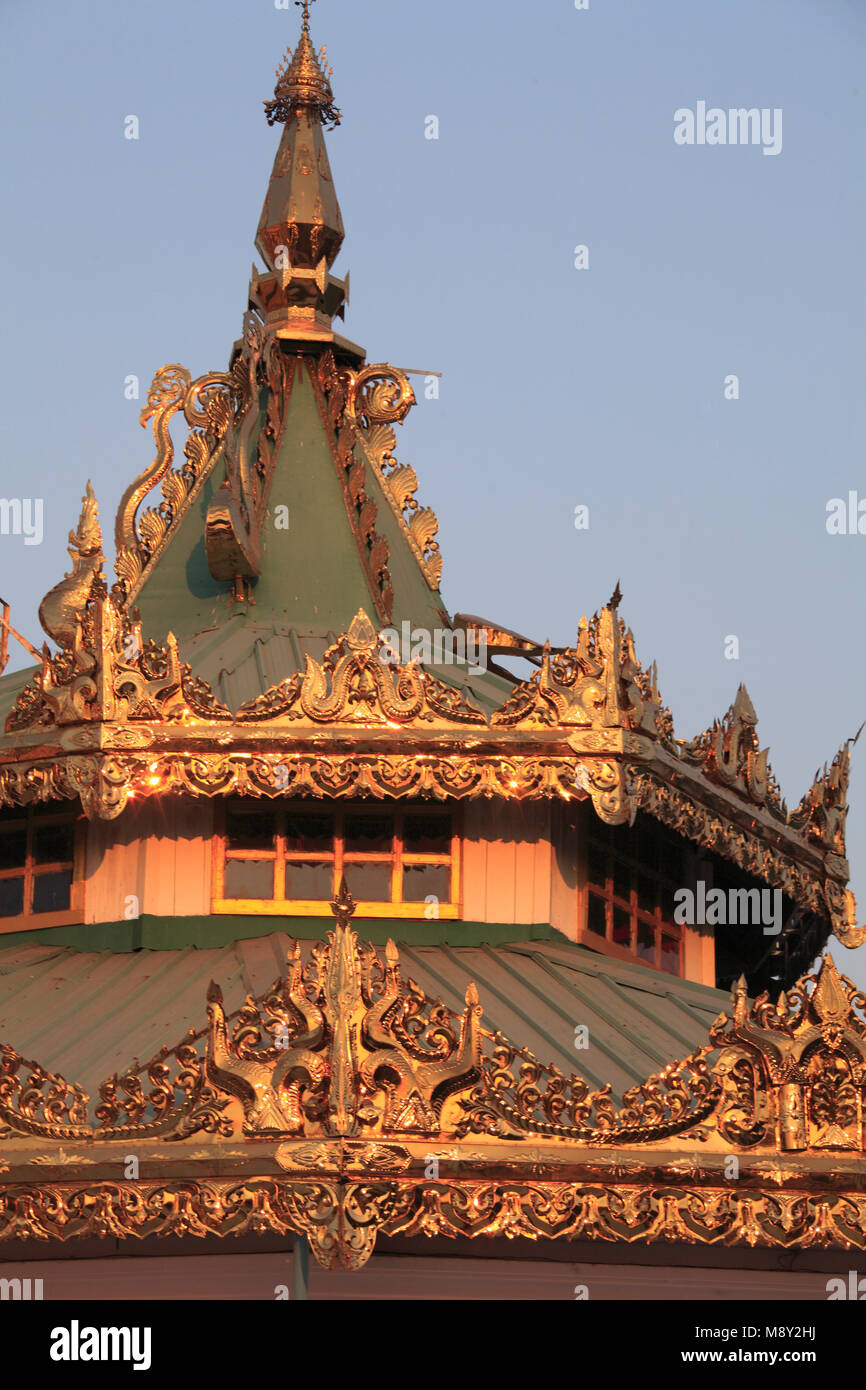 Myanmar, Mon State, Mawlamyine, U Zina Pagoda, Stock Photo