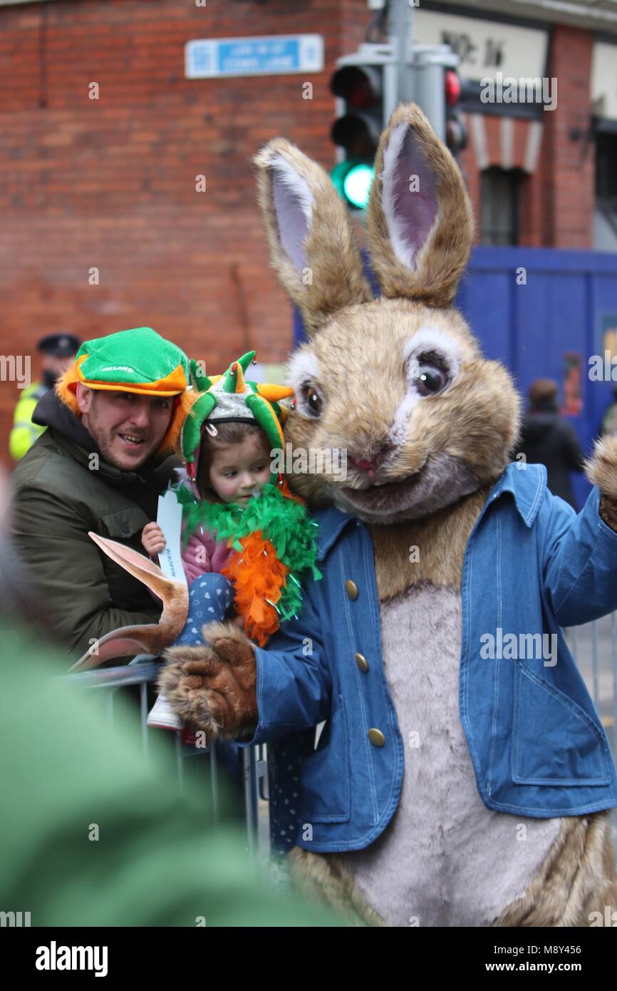 Peter Rabbit At St. Patrick's Day Parade Dublin Stock Photo Alamy