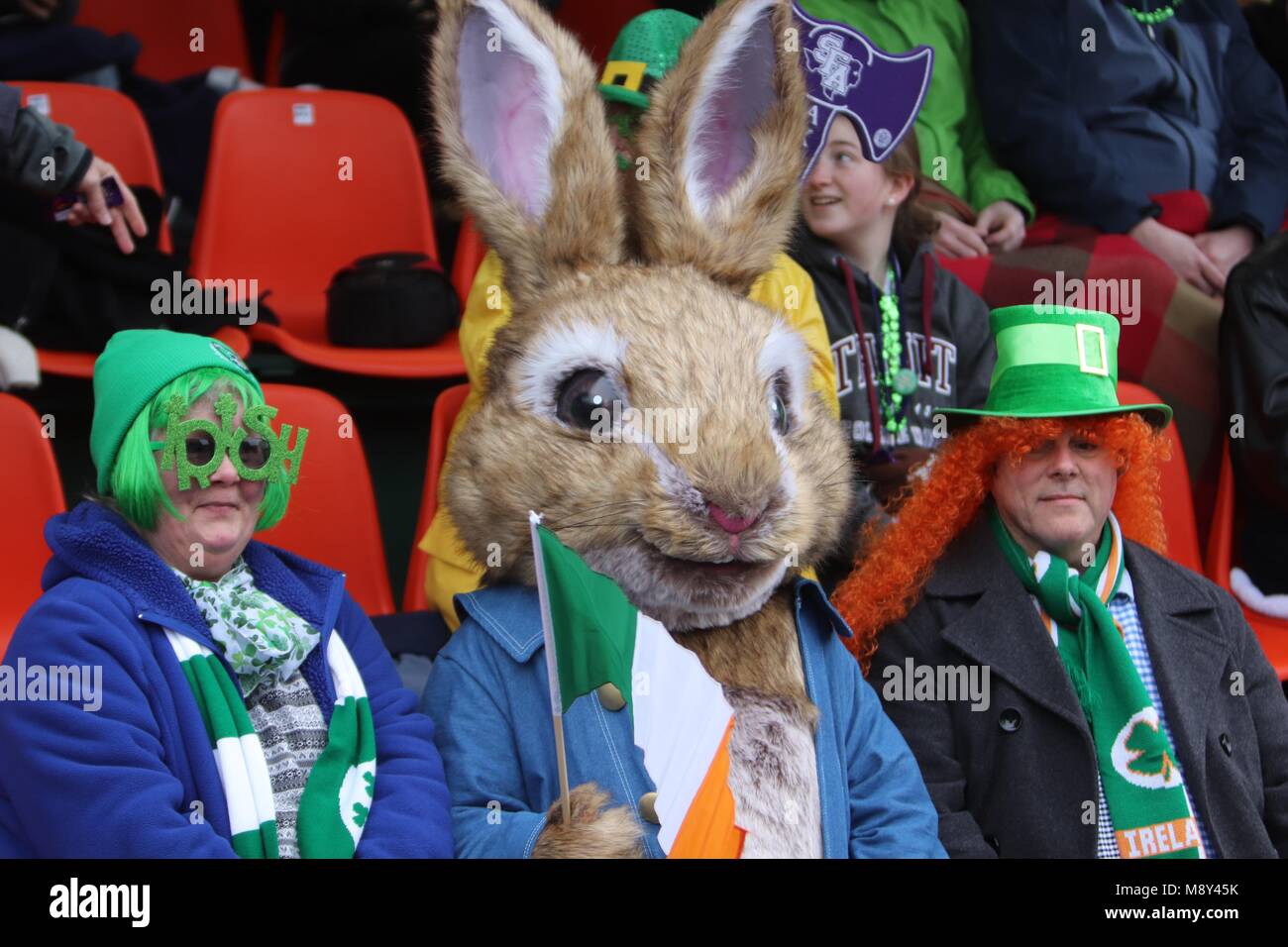 Peter Rabbit At St. Patrick's Day Parade Dublin Stock Photo Alamy