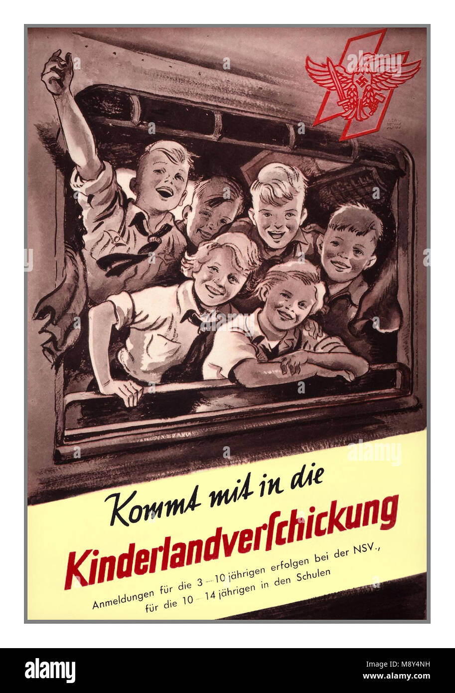 Vintage Ww2 Nazi Germany Propaganda Poster Stock Photos Vintage