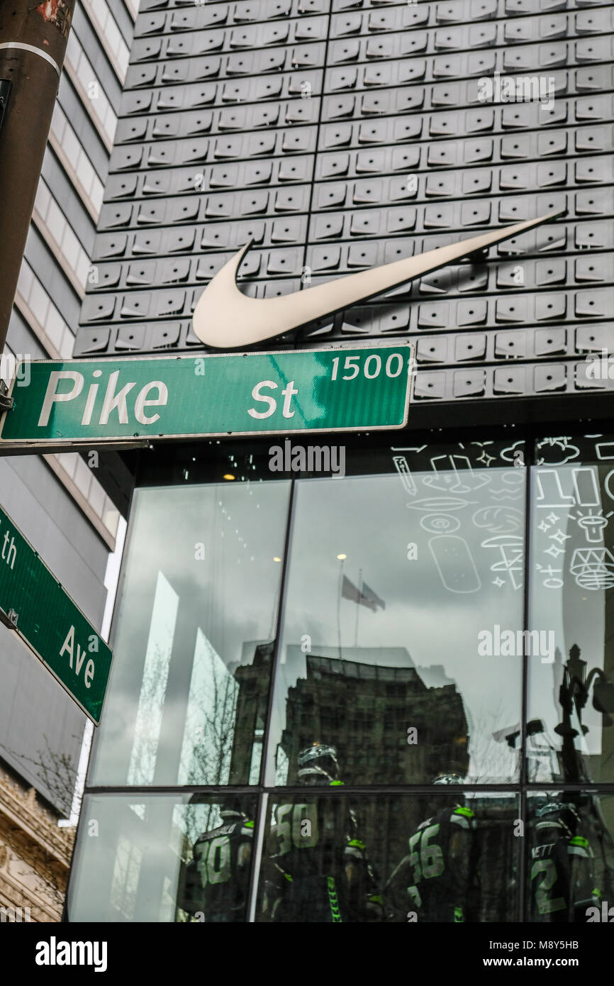 Downtown seattle nike hot sale store