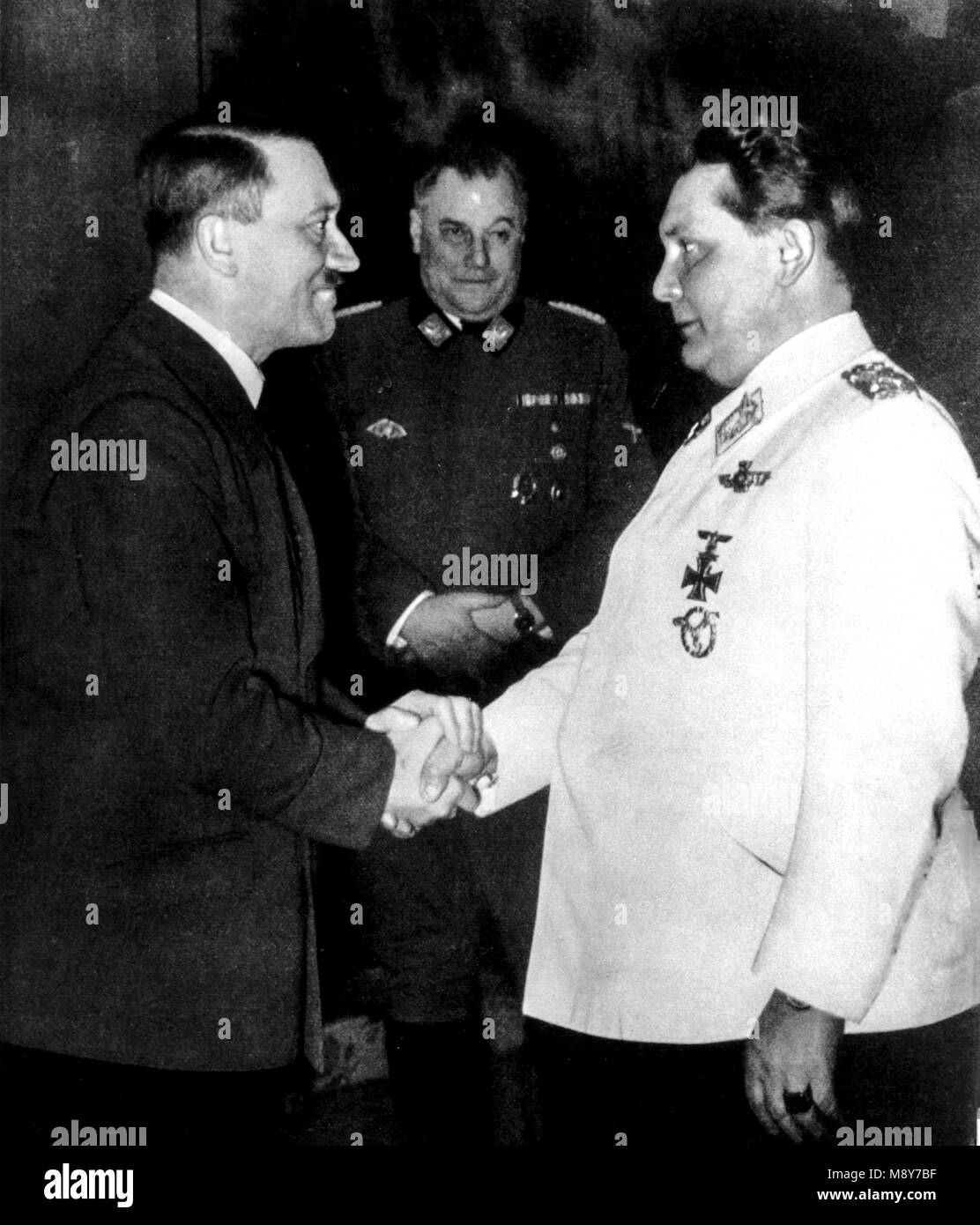 adolf hitler and hermann goering, 1938 Stock Photo